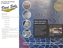 Tablet Screenshot of dore-sols.com